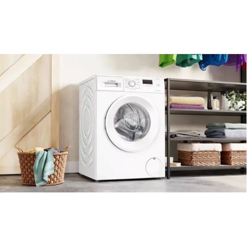 Práčka s predným plnením Bosch WGE02201PL — 8 kg, 1200 ot/min, 55 l bubon, LED displej, invertor