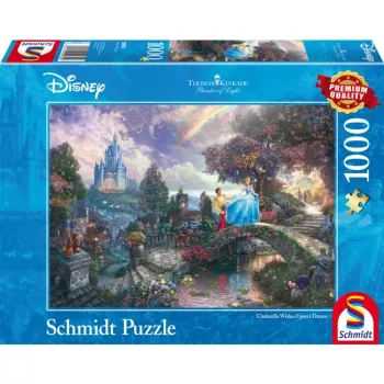 Puzzle Schmidt Spiele Disney Cinderella, 1000 dielikov, šírka 693 mm