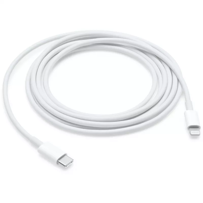 USB-C na Lightning kábel Apple MQGH2ZM/A — 2 m, biely, konektor samec-samec