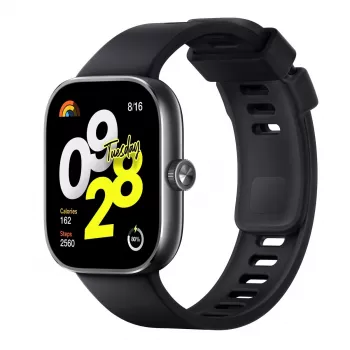 Xiaomi Redmi Watch 4 – smartwatch s remienkom – TPU – čierna – obvod zápästia: 135–205 mm – displej 5 cm (1,97)