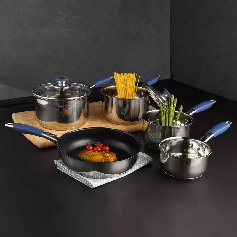 Sada hrncov Russell Hobbs RH01179EU, 5-dielna, modrá