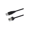 Newland CBL026U kábel adaptér RJ-45 USB-A čierny 2 m