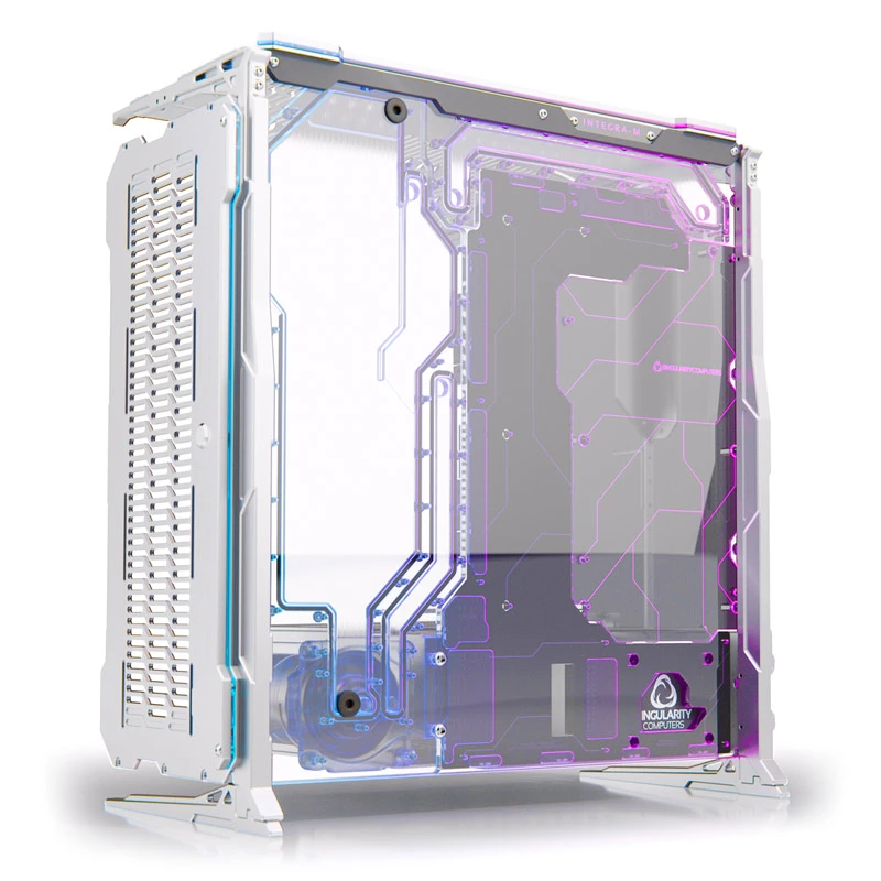 Singularity Computers Spectre Integra-M Elite počítačová skriňa, strieborná