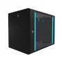 Nástenný rozvádzač Extralink Extralink Rackmount rozvádzač 9U 600x450 čierna