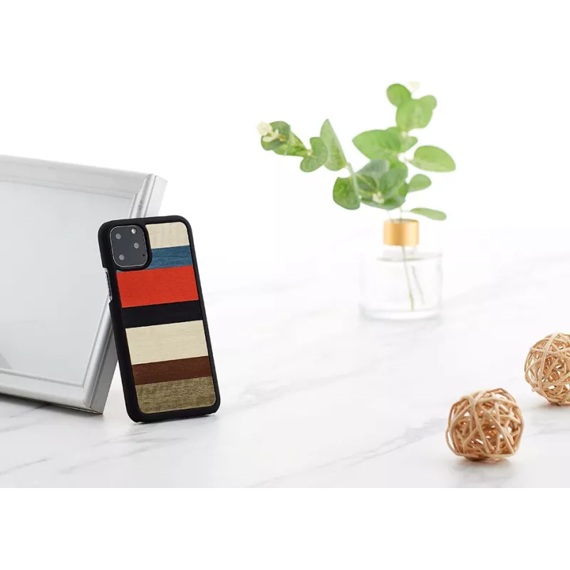 Puzdro na smartphone man and wood pre iPhone 11 Pro — corallina čierna