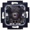 Zapustený otočný stmievač Busch-Jaeger 2117/11 U, 230 V AC, 50–60 Hz, čierny
