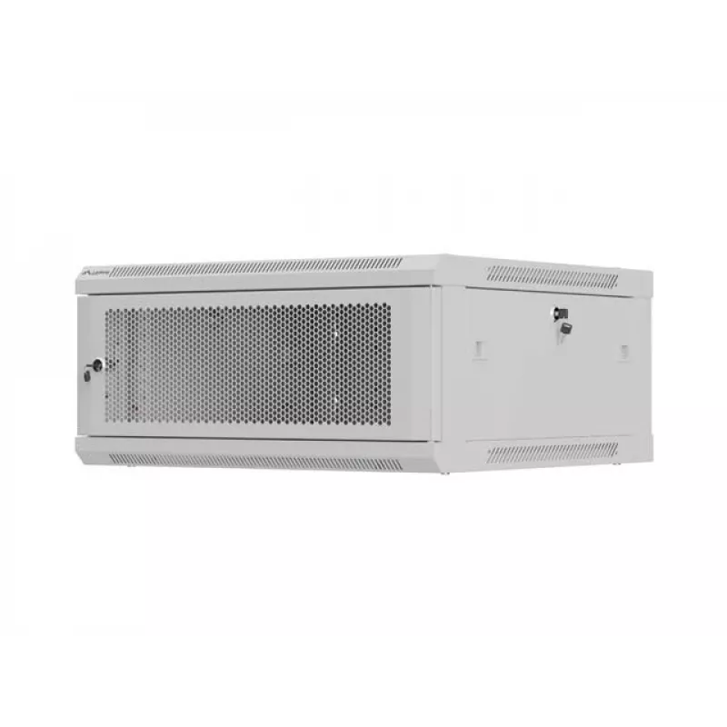 LANBERG nástenný 19-palcový inštalačný rozvádzač 4U 600x600 mm, sivý