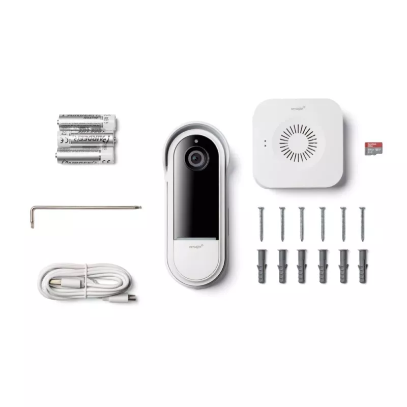 Türklingel-Gong Omajin by Netatmo OVD-01-EU čierna biela