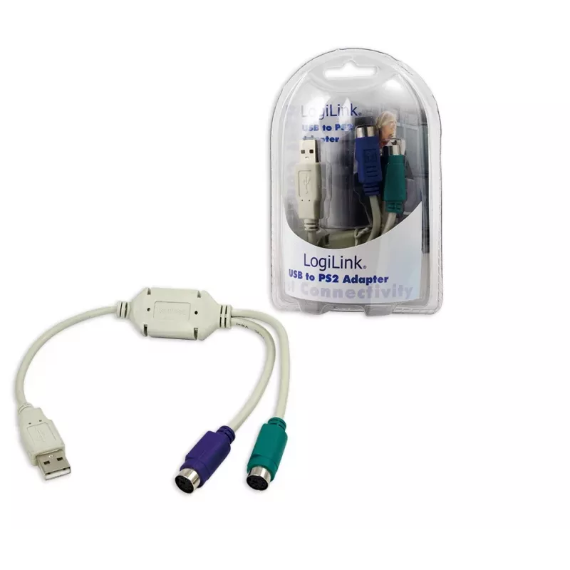 LogiLink adaptér USB - 2x PS/2 AU0004A