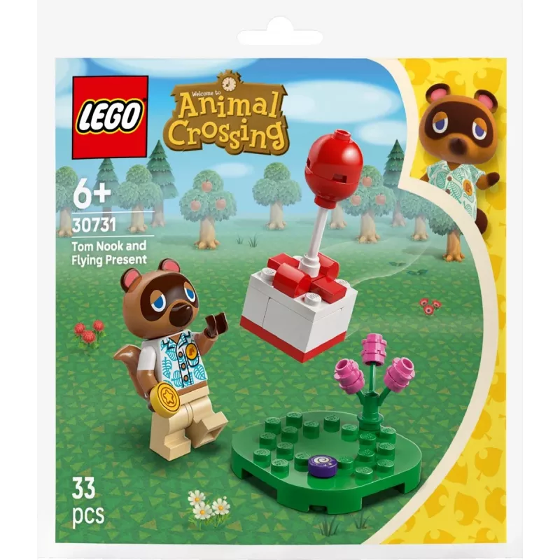 30731 Animal Crossing Tom Nook a balónikový darček, stavebnica Polybag