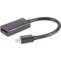 shiverpeaks ®-BASIC-S--Mini DisplayPort 1.2 adaptér, Mini DisplayPort konektor samec na DisplayPort konektor samica, 4K, 0,2 m (BS10-01032)