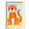 CreArt – malý tiger, maľovanie