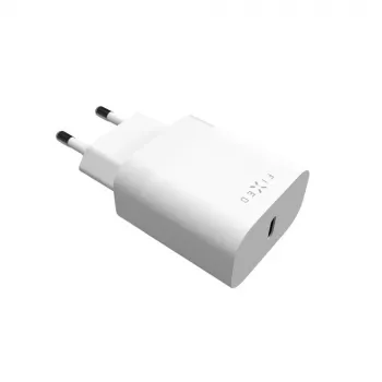 Cestovná nabíjačka FIXED FIXC20N-C-WH 20W USB-C kompaktný napájací adaptér