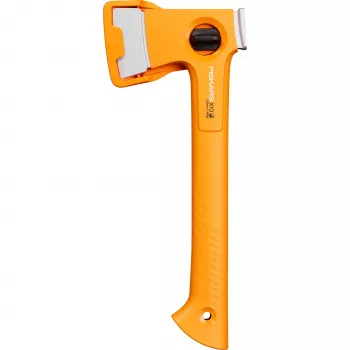 Jednostranná sekera Fiskars 1069101, oceľová hlava, 330 mm dĺžka, oranžová
