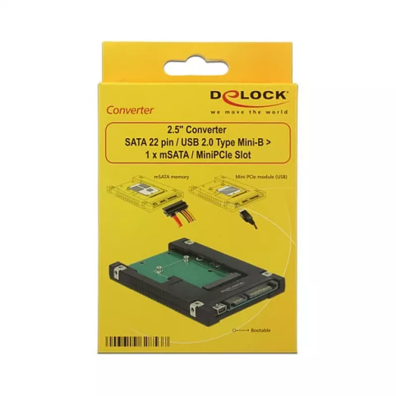 Interný SATA USB 2.0 adaptér DeLOCK 62853
