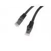 Sieťový kábel LANBERG PCU6-10CU-0050-BK Cat6 U/UTP RJ-45 0,5 m čierny