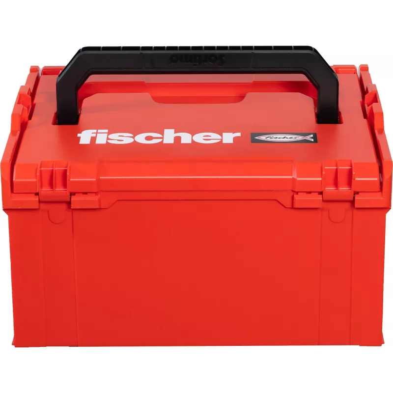 Toolbox FISCHER L-BOXX FLB 238 prázdny, červená/čierna, modulárny úložný kufrík
