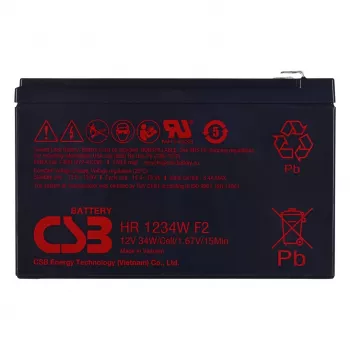 Uzavretá olovená batéria csb Batéria HR1234WF2 12V 9Ah pre UPS a záložné napájanie