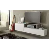 Cama TV skrinka SIGMA 3 180 biela/biela lesklá + dub Sonoma
