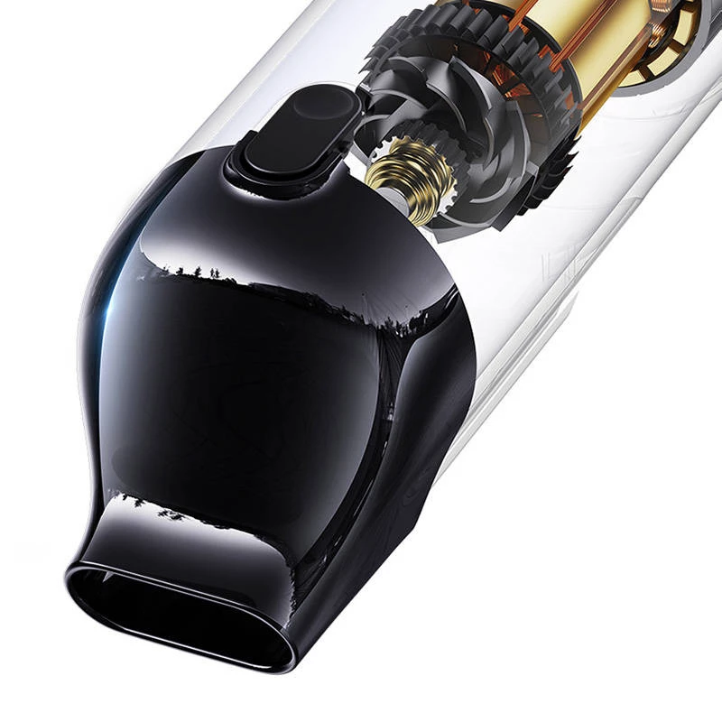 (čierny) Baseus A5 auto vysávač 16000pa 130W auto vysávač 7500mAh domáci vysávač