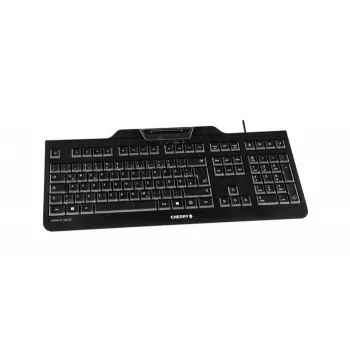 CHERRY KC 1000 SC klávesnica USB QWERTZ švajčiarska čierna