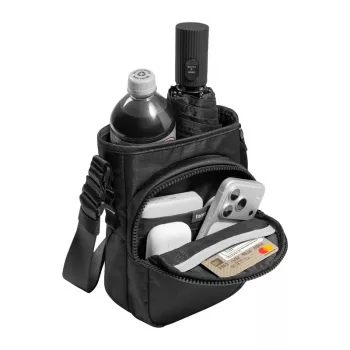Taška cez rameno Tomtoc G50 Switch 2 JoyCarry Sling — čierna