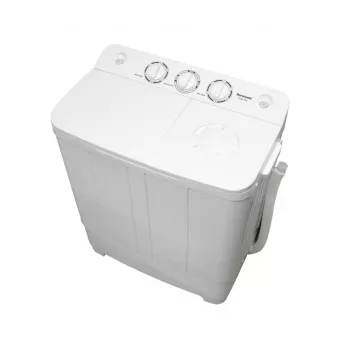 Poloatomatická práčka Ravanson XPB-700 — vrchné plnenie, kapacita 4 kg, odstreďovanie 1400 ot/min, biela