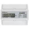 Qoltec trojfázový obojsmerný elektronický merač | DIN lištový merač spotreby energie | 400V | 100A | LCD | 4P