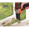 Black & Decker MT218KB vŕtačka 800 ot/min čierna, oranžová 1,46 kg