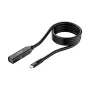 Predlžovací kábel Unitek U1335ABK01 USB-C konektor samec na konektor samica, 10 Gbit/s, 5 m, čierny