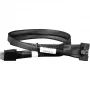 Kábel Icy Dock MB302L-B z MCIO 8i (SFF-TA-1016) na 2x OCuLink 4i (SFF-8611), PCIe 4.0, 0,5 m