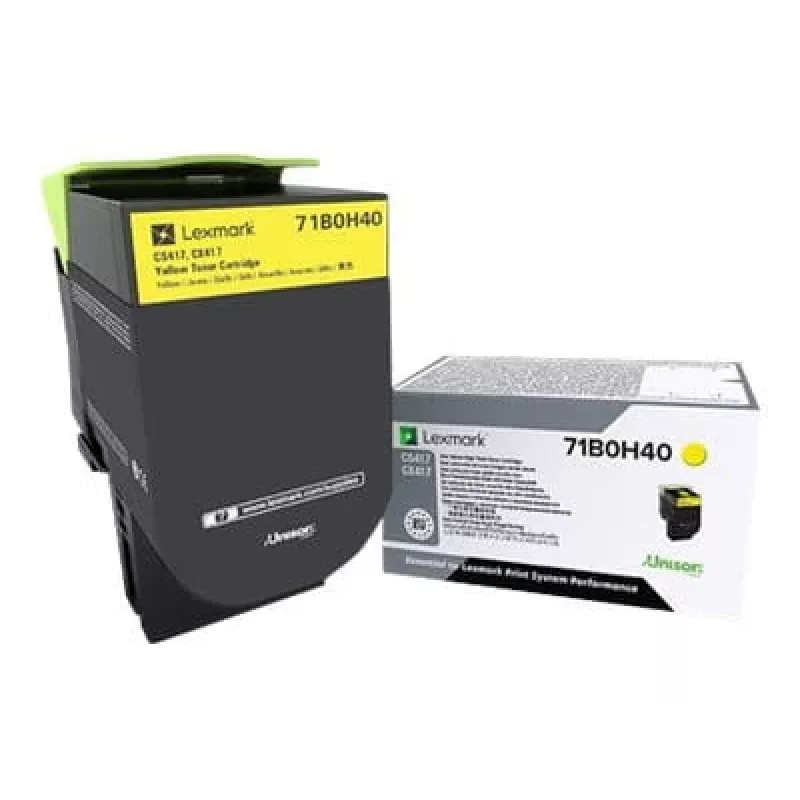 Lexmark 71B0H40 tonerová kazeta pre CS417/CS517/CX417/CX517, žltá, vysoká výťažnosť