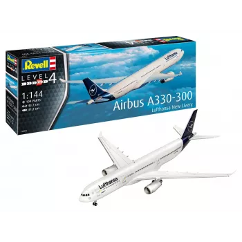 Plastový model lietadla REVELL Airbus A330-300 Lufthansa mierka 1:144