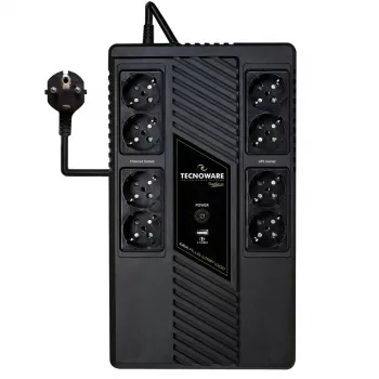 Záložný zdroj TECNOWARE Era Plus Strip 1000, line-interactive 1 kVA / 700 W, 8 výstupov Type-F, VRLA batéria, 4,4 kg