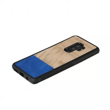 Puzdro na smartphone man and wood pre Galaxy S9 Plus — holubia čierna