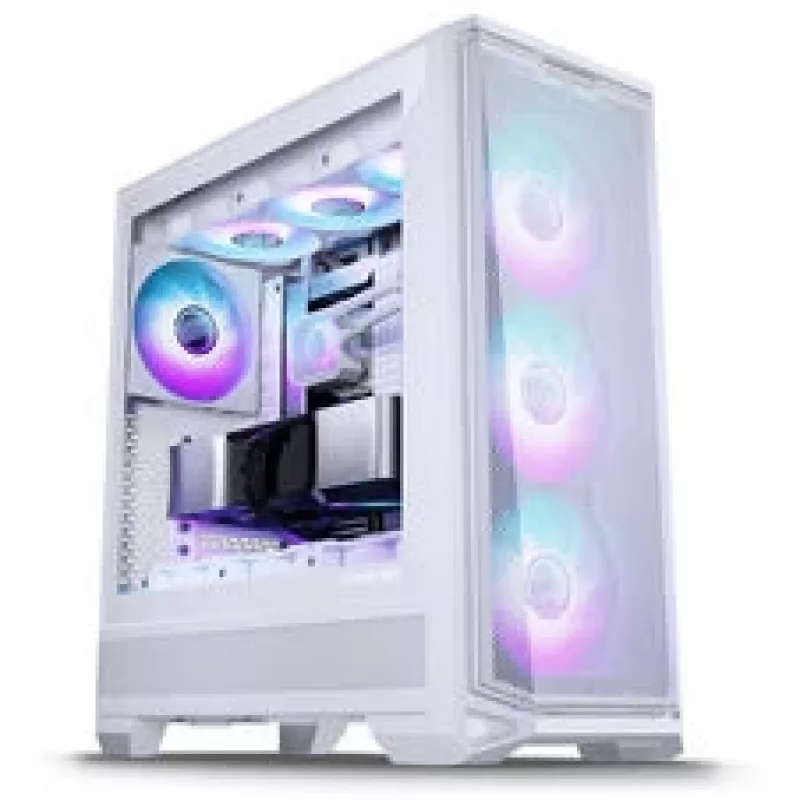 PHANTEKS Eclipse G400A PC skriňa + Glacier M25 Gen2 AiO kvapalinové chladenie - biela