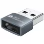 Good Connections adaptér USB 2.0 konektor samec A na USB-C konektor samica hliníkové puzdro sivá (USB-AD203)