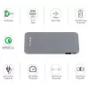 Prenosná powerbanka Tellur QC 3.0 rýchle nabíjanie, 5000 mAh