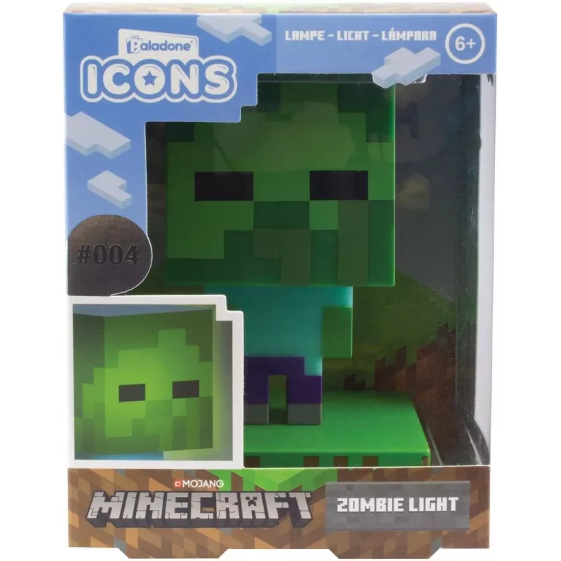 Stolová lampa Paladone Light Paladone Minecraft Zombie Light PP6592MCFV4 LED