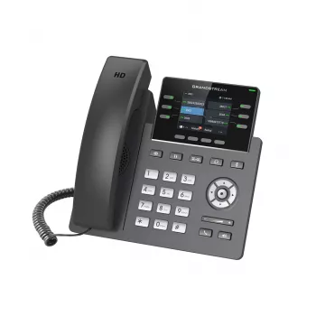 IP telefón Grandstream GRP2613W čierny 4 linky TFT 2,4