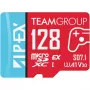 Team Group microSDXC karta APEX SD7.1 128 GB (MicroSD Express, červená/modrá)