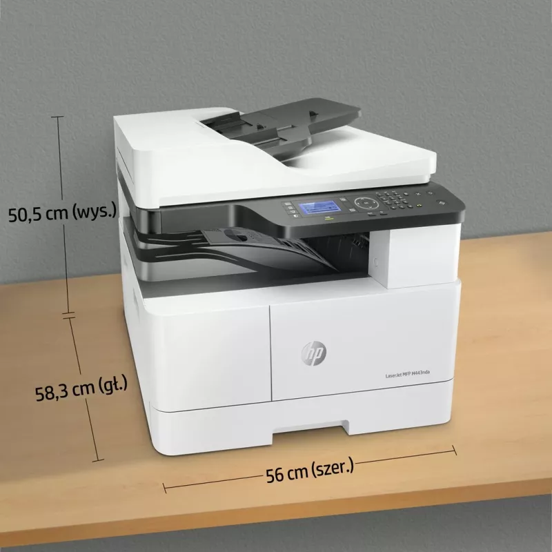 All-in-One tlačiareň HP LaserJet M443nda laserová A3 1200 x 1200 DPI 24 str./min