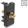 DELOCK Cinch (RCA) spojovací adaptér, konektor samica-konektor samica pozlátený – model 90956