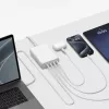 Belkin BoostCharge Pro 200 W 4-portová USB-C GaN nástenná nabíjačka, biela (WCH015VFWH)