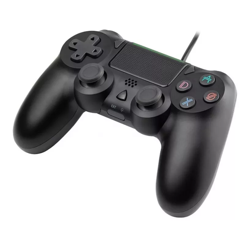 Káblový gamepad TRACER SHOGUN PRO čierny — 16 tlačidiel, analógový/digitálny, 1,5 m kábel, vibrácie, PC/PS4/PS3