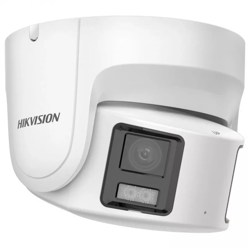 IP kamera Hikvision DS-2CD2387G2P-LSU/SL (4mm)(C) ColorVu panoramatická typu turret, 8 MP, 4 mm, 180°, IP67, PoE, biela