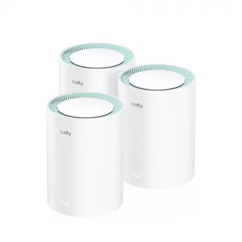 Cudy M1300 3-pack Mesh-WLAN systém Dualband (2,4 GHz / 5 GHz) Wi-Fi 5 (802.11ac) biela 1 Intern