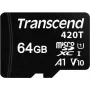 Transcend - pamäťová karta - 64 GB - UHS-I / Class10 - microSDXC UHS-I (TS64GUSD420T)