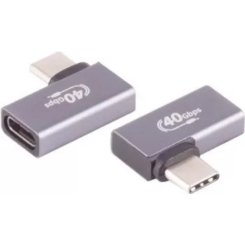 USB-C adaptér ShiverPeaks 13-60001 90° uhlový konektor (vľavo/vpravo)