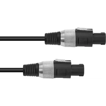 Omnitronic 3022120N reproduktorový kábel 2×2,5 mm², 10 m, čierny